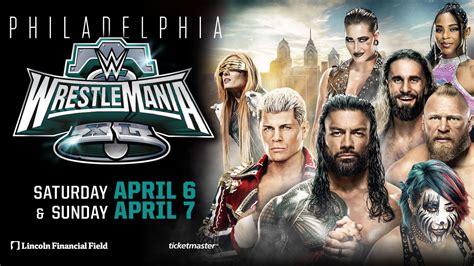 wrestlemania kickoff show start time  ET streaming on Peacock, with the main show kicking off at 8 p